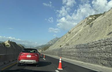 Carretera Saltillo-Monterrey libre y de cuota: Vías libres tras accidentes