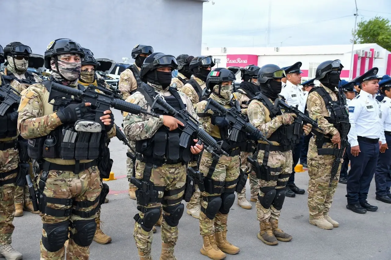 Policías de Piedras Negras. Foto: Gobierno de Piedras Negras