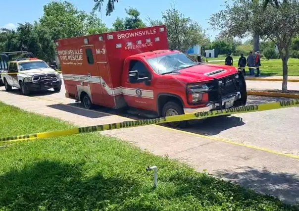 Roban ambulancia en Brownsville y la abandonan en Matamoros