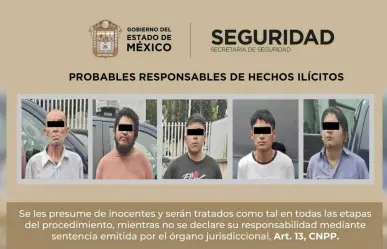 Caen cinco integrantes de célula delictiva con armas y droga