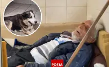 A sus 101 años, Don Alfonso sólo acepta dejar su hogar con su fiel perro Rocky