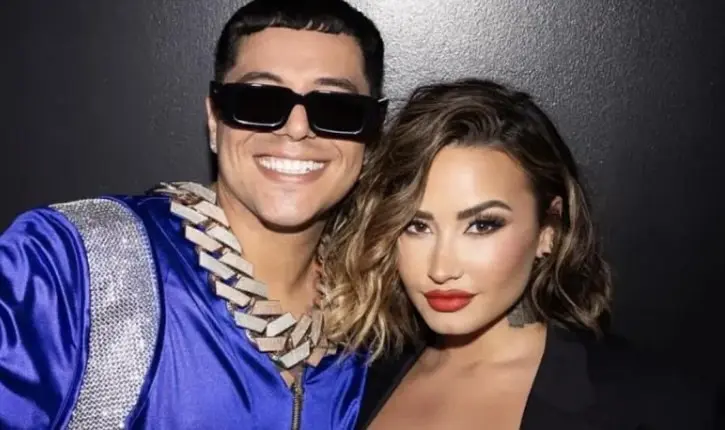 Eduin Caz y Demi Lovato dan probadita de su colaboración en el escenario (VIDEO)