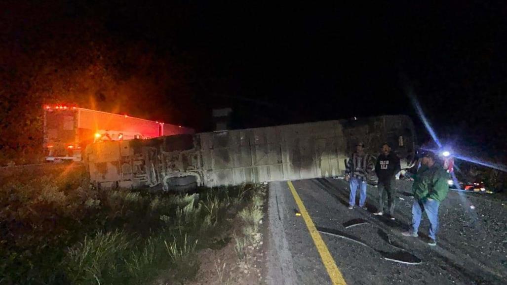 Accidente de autobús en carretera Saltillo- Zacatecas: 2 muertos y 21 lesionados