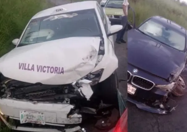 Dos heridos en accidente en la carretera Toluca-Villa Victoria