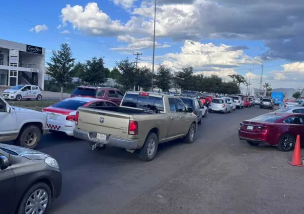 Filas de más de 3 kilómetros para ingresar a la Feria de Durango