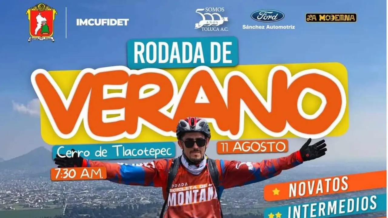 Rodada de Verano en Toluca: ¡Aventura ciclista al Cerro de Tlacotepec! Foto: RRSS