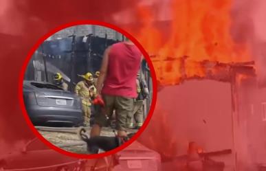 Conecta Tesla a diablito de luz y desata un gran incendio (VIDEO)