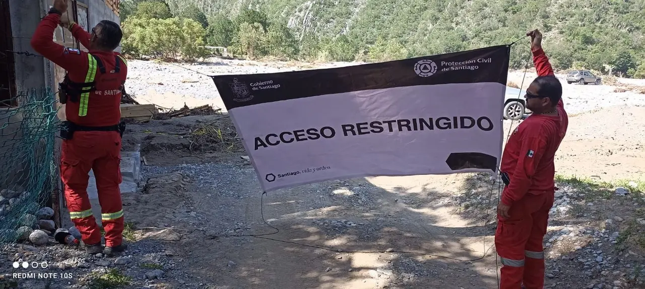 Protección Civil Santiago advierte riesgos en zona de El Salto