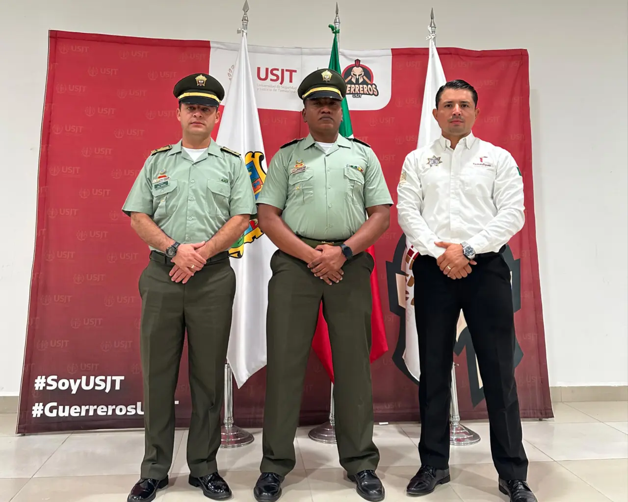 Esta capacitación está dirigida a 29 integrantes de la Guardia Estatal y está a cargo de los intendentes de la Policía Nacional de Colombia, César Augusto Barrera León y Juan Meneses Chacón. Foto: SSPT