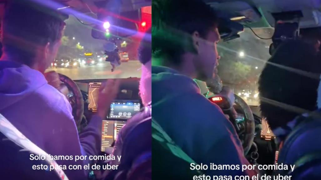 Joven comparte divertido momento con chofer de Uber (VIDEO)