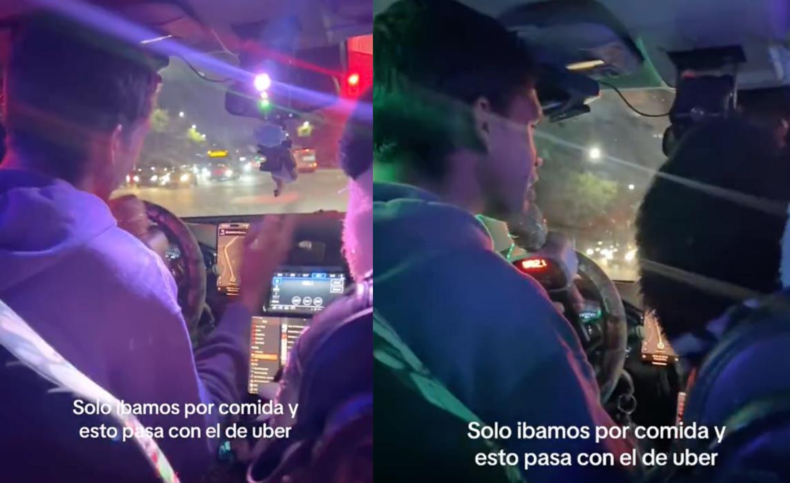 Joven comparte divertido momento con chofer de Uber (VIDEO)