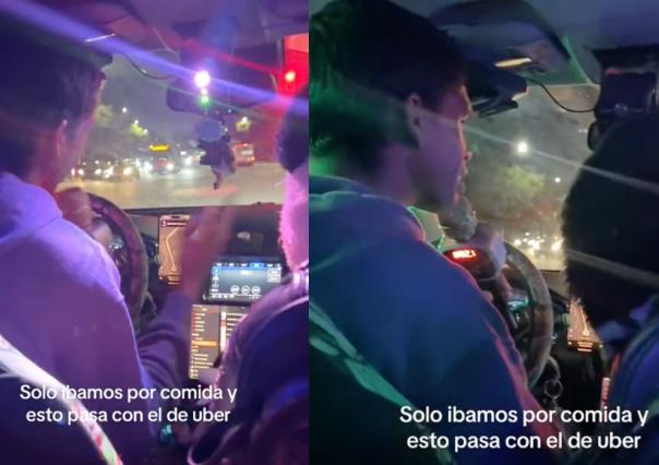 Joven comparte divertido momento con chofer de Uber (VIDEO)