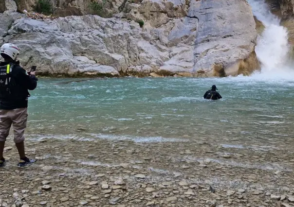 Encuentran cuerpo sin vida en cascada El Salto en Santiago