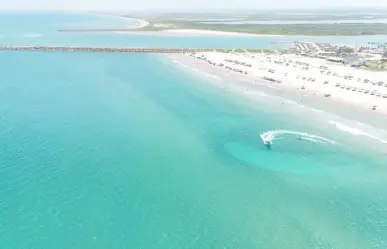 ¡No es Cancún! Se viraliza playa de Tamaulipas por su belleza