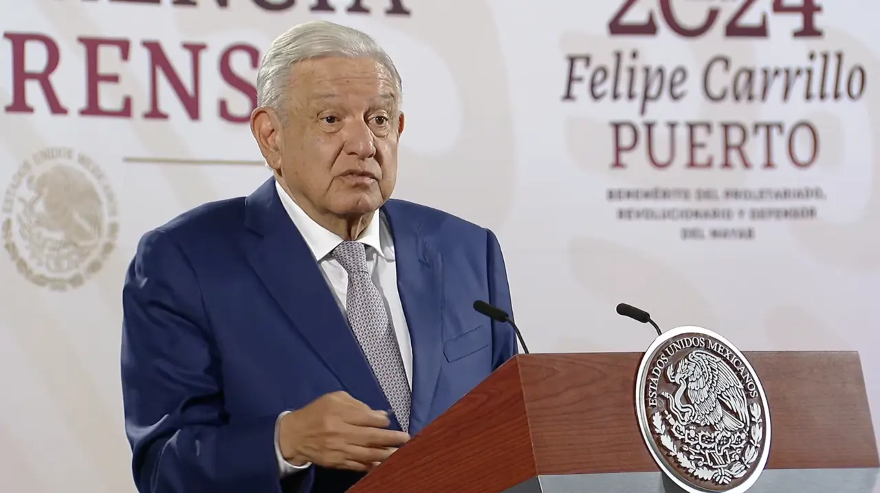 AMLO habla de su disposición a recibir a Jorge Glas. Foto: SS de Conferencia de prensa