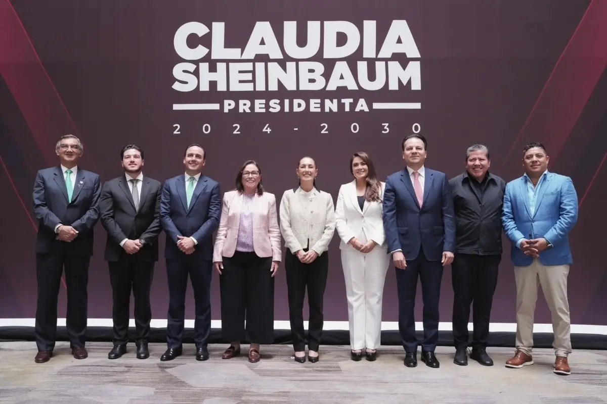 Claudia Sheinbaum junto a gobernadores de distintas entidades Foto: X(Twitter) @Claudiashein