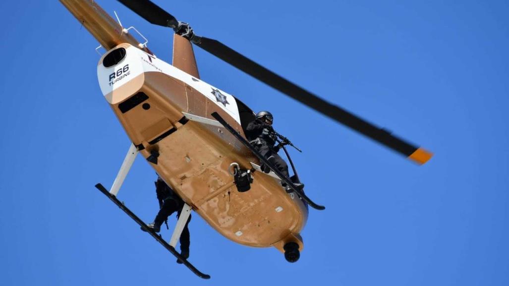 Guardia Estatal refuerza vigilancia por aire y tierra