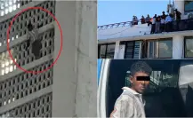 Rescatan a hombre hondureño del edificio Latino en Monterrey