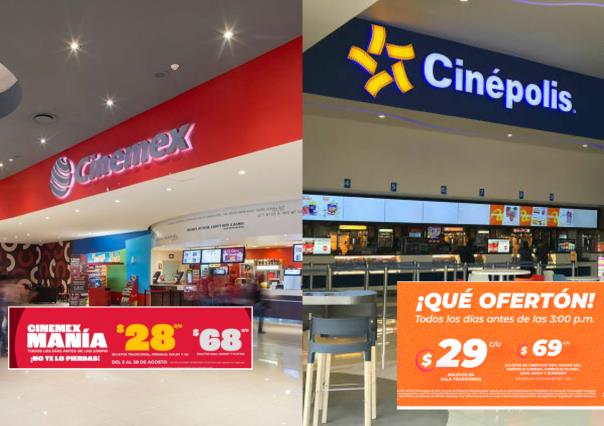 ¡Cine a menos de treinta pesos! Conoce aquí las ofertas de Cinépolis y Cinemex