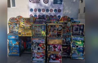 Decomisa Seguridad Pública más de 200 máquinas tragamonedas en Coahuila