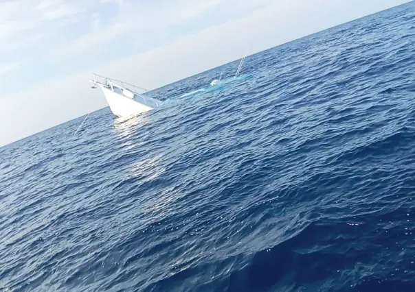 Se hunde un yate frente a las costas de Yucatán