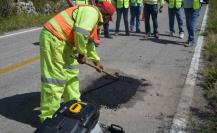 Repararán baches en mil 300 kilómetros de carreteras federales en Yucatán