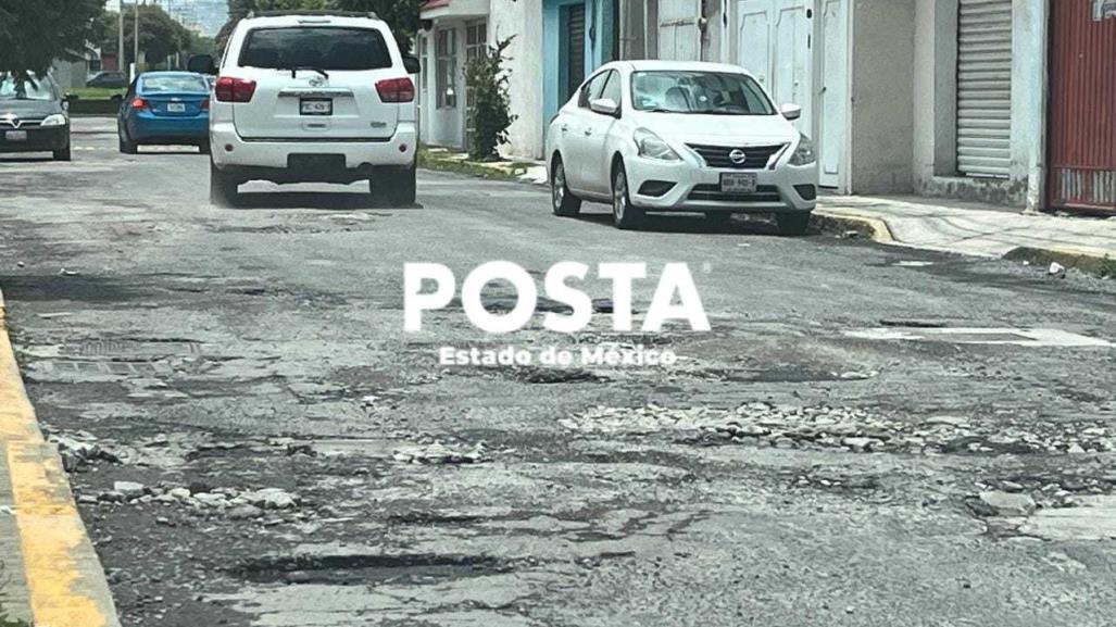 ¿Cuántos baches hay en Toluca? Alertan por trabajos para reparar vialidades