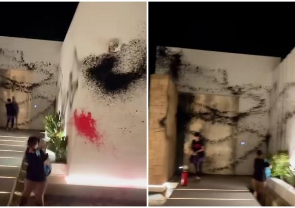 Activistas vandalizan propiedad de Messi en Ibiza