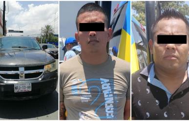 Arrestan a dos hombres en Monterrey con camioneta robada y un arma