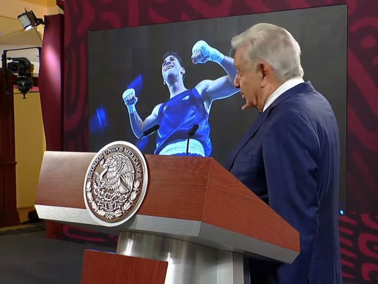 AMLO en mañanera hablando de Marco Verde. Foto: Captura de pantalla