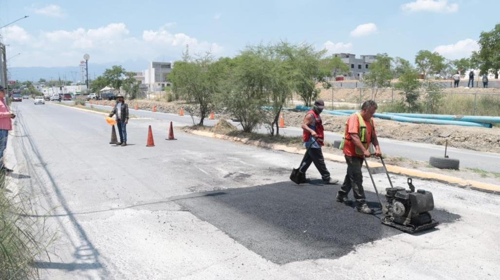 Fortalecen programa de bacheo en Juárez