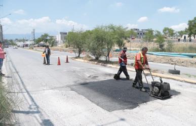 Fortalecen programa de bacheo en Juárez