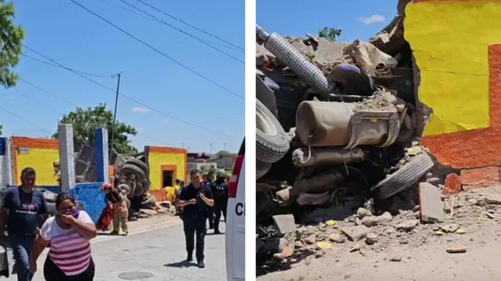 Tragedia en Parras: Camión sin frenos destruye vivienda y mata a una mujer