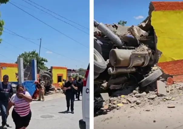 Tragedia en Parras: Camión sin frenos destruye vivienda y mata a una mujer