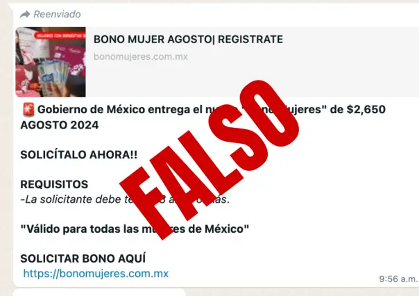 ¿Cómo identificar y evitar el fraude del supuesto Bono Mujeres?