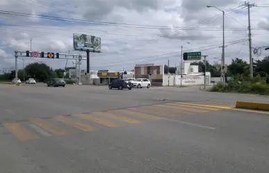 Modificarán la vialidad en el cruce de la carretera  Cholul–Sitpach