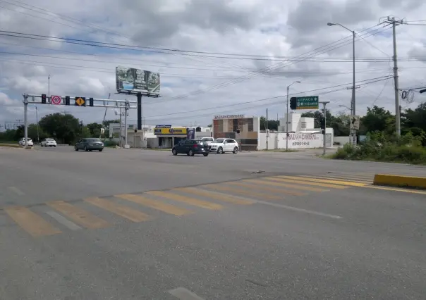 Modificarán la vialidad en el cruce de la carretera  Cholul–Sitpach