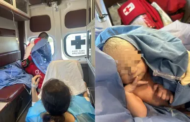 Nace bebé en una ambulancia de Cruz Roja en Canatlán