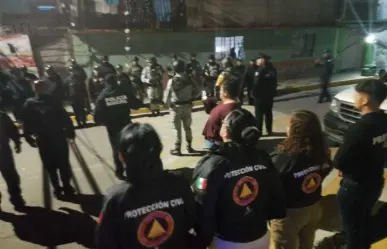 Suman 600 familias afectadas por lluvias en Chalco; llegan SEDENA y GN