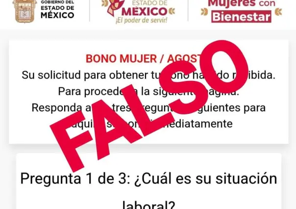 ¡Atención! Alertan por Bono de Mujeres falso en internet