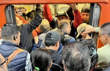 ¡Otra vez! Usuarios de Línea 3 del Metro reportan caos por marcha lenta