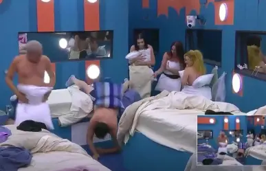 Integrantes del Cuarto Mar se desnudan para celebrar en La Casa de los Famosos