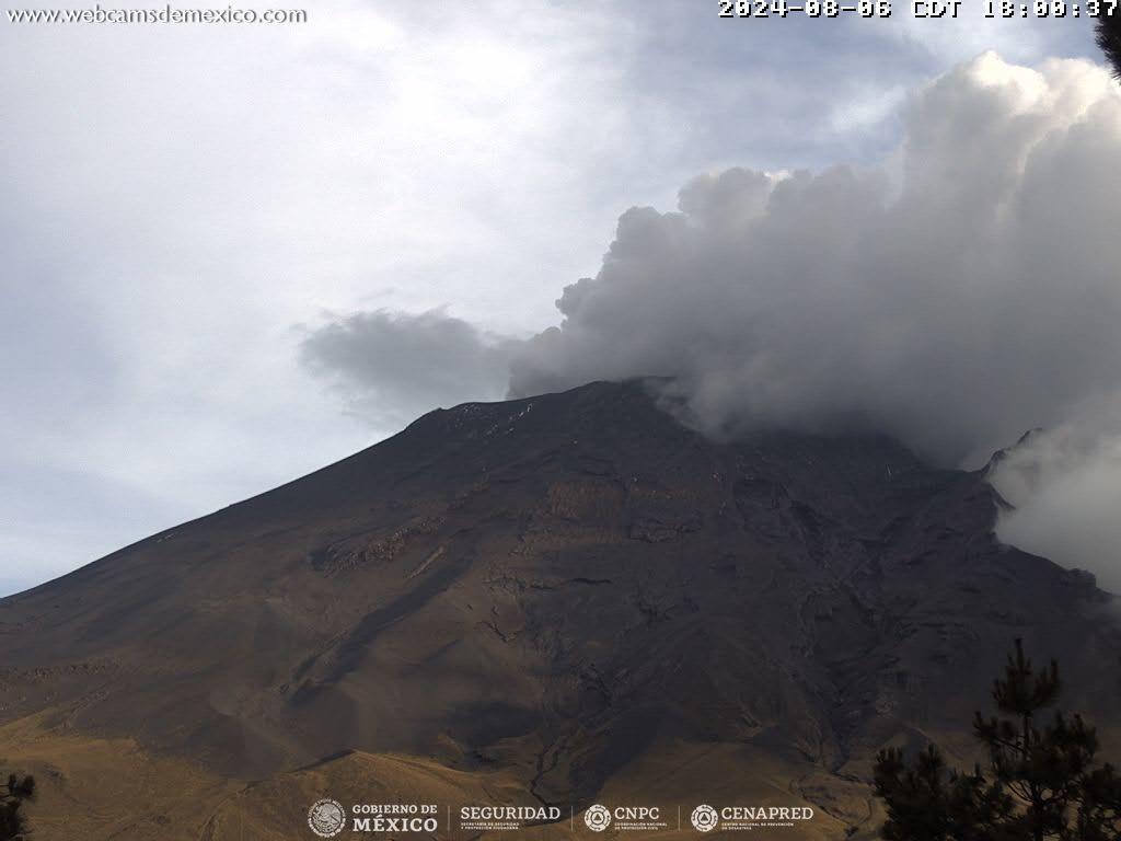 VIDEO | Popocatépetl emite 137 exhalaciones: Alerta amarilla fase 2