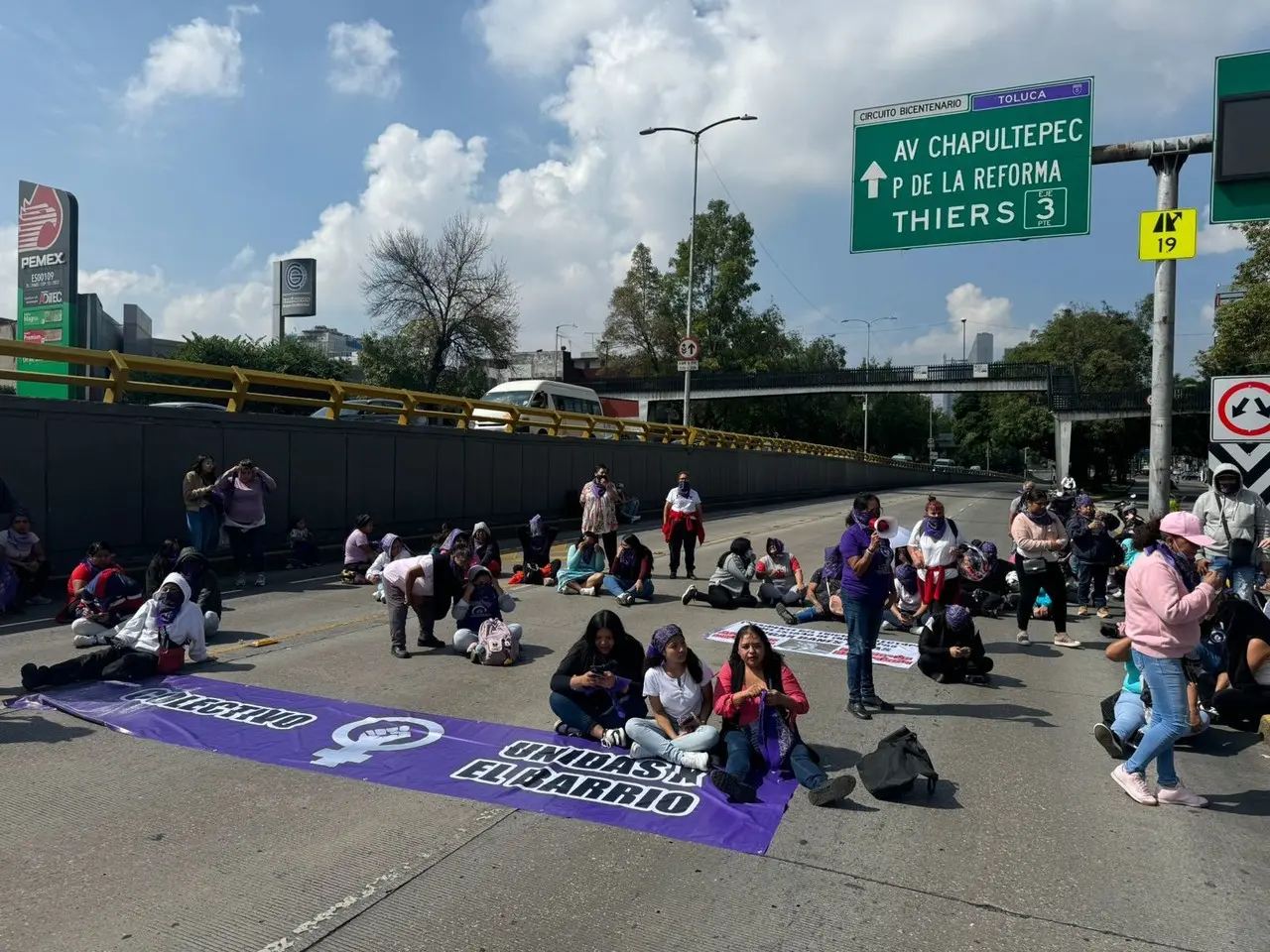 Feministas protestan para exigir justicia. Foto: Ramón Ramírez