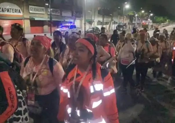 Más de 4 mil peregrinas llegan a la Basílica de Guadalupe