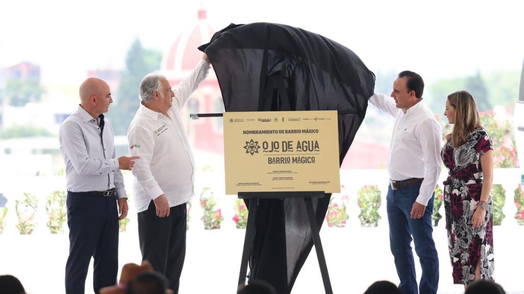 Recibe el Ojo de Agua nombramiento de Barrio Mágico, primero en Coahuila