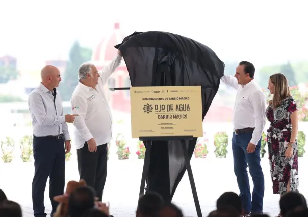 Recibe el Ojo de Agua nombramiento de Barrio Mágico, primero en Coahuila