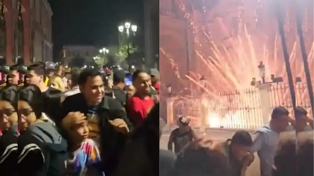 Se sale de control pirotecnia en la fiesta de Santo Cristo en Saltillo [VIDEO]