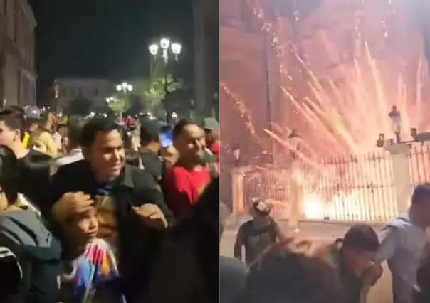 Se sale de control pirotecnia en la fiesta de Santo Cristo en Saltillo [VIDEO]