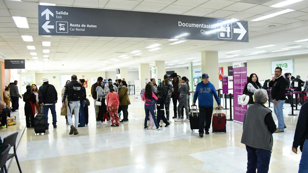 Aeropuerto de Torreón rompe récord de pasajeros en julio